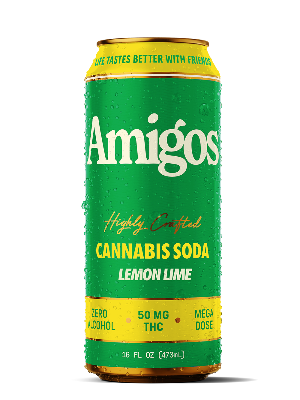 Amigos 50mg Lemon Lime Soda 24ct