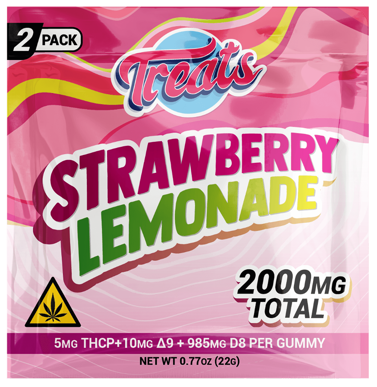 Treats Strawberry Lemonade 2000mg 2 Pack Gravity Box