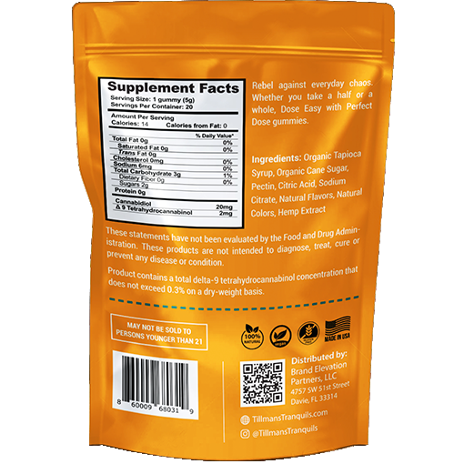 Mango Anytime+ 10:1 CBD:THC Perfect Dose Gummies