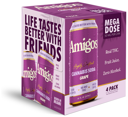 Amigos 50mg Grape Soda24ct