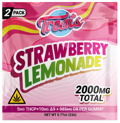 Treats Strawberry Lemonade 2000mg 2 Pack Gravity Box