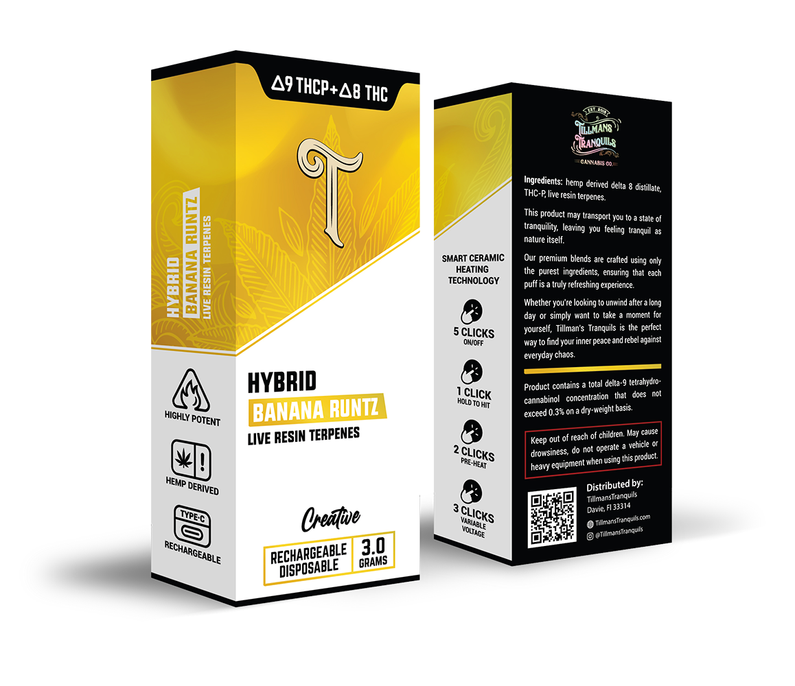 Display - Banana Runtz 3g THCp Disposable