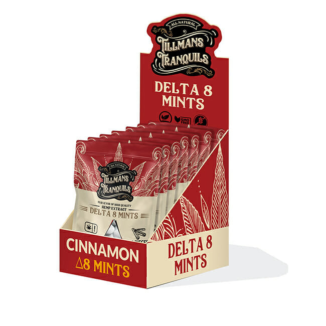 D8 Display Cinnamon THC Mints - Box