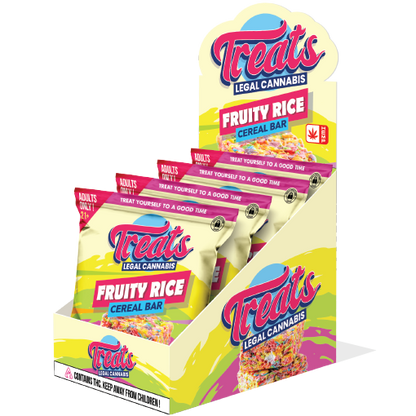 Treats Fruity Rice Cereal Bar Delta 9 THC