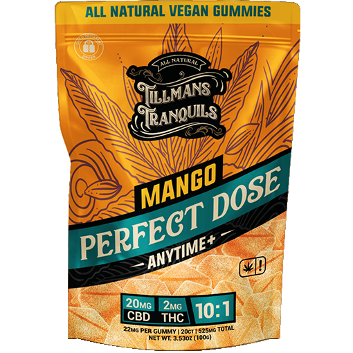 Mango Anytime+ 10:1 CBD:THC Perfect Dose Gummies