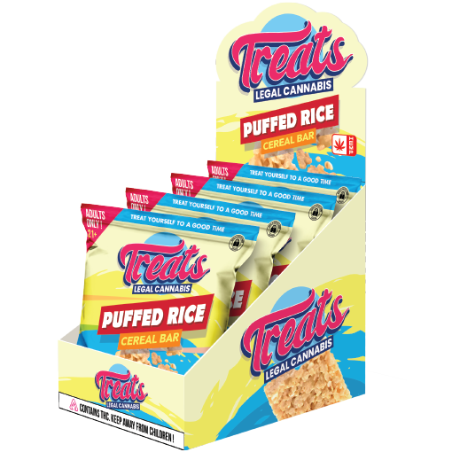 Treats Puffed Rice Cereal Bar Delta 9 THC