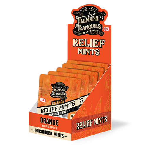 Box of Relief THC:CBD:CBG Orange Mints